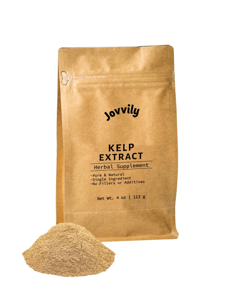 Jovvily Kelp Extract Powder - 4 oz - Superfood - No Additives - Always Pure - Image 1