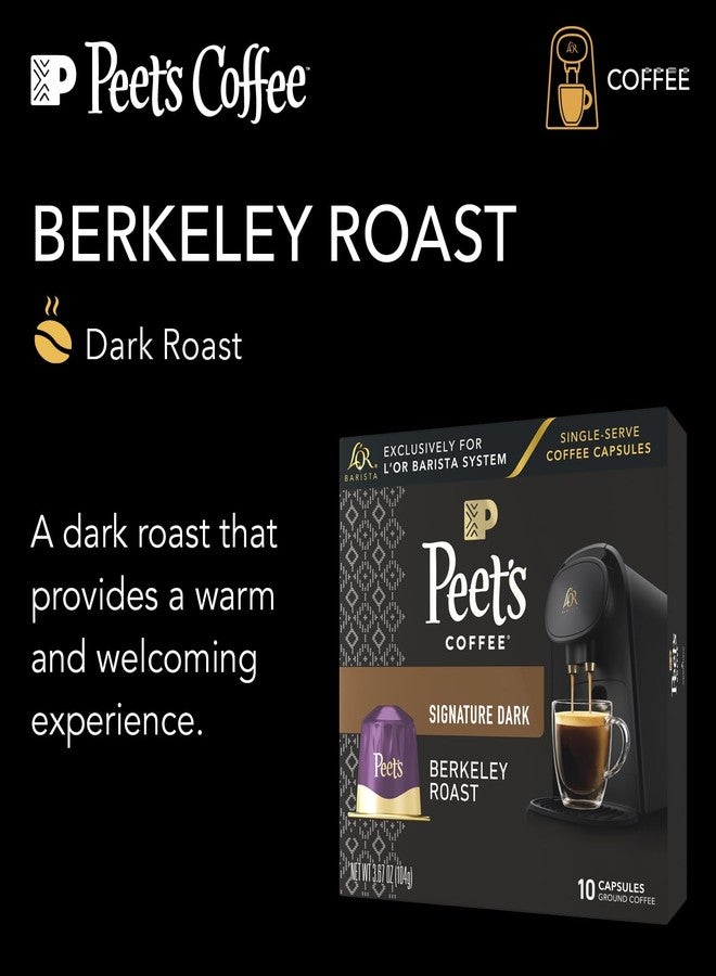 L'OR Barista Coffee Pods, 10 Count Peet's Berkeley, Single-Serve Aluminum Capsules Compatible with the L'OR BARISTA System, 10 Count (Pack of 1) - Image 4