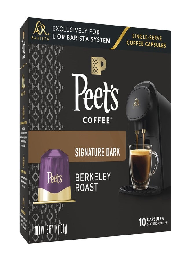 L'OR Barista Coffee Pods, 10 Count Peet's Berkeley, Single-Serve Aluminum Capsules Compatible with the L'OR BARISTA System, 10 Count (Pack of 1) - Image 1