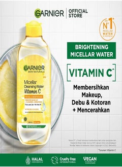 Garnier Micellar water with vitamin C 400 ml  - Image 3