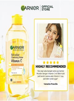 Garnier Micellar water with vitamin C 400 ml  - Image 5