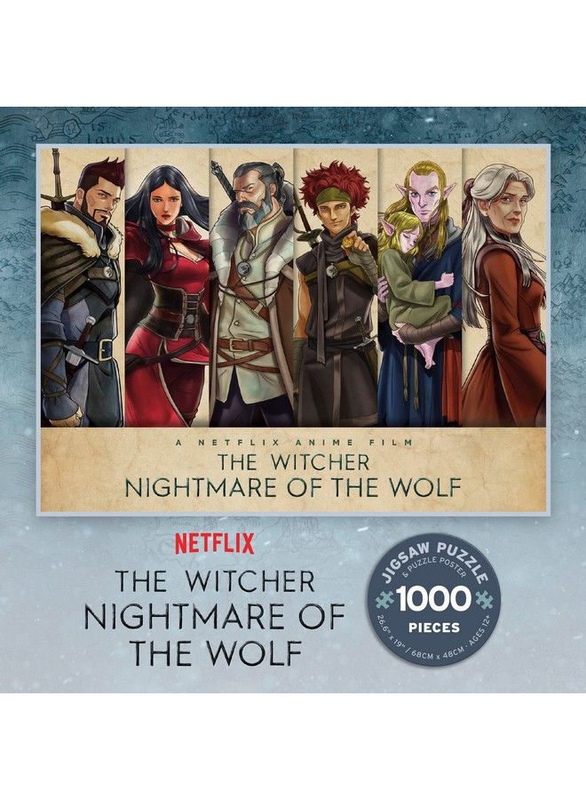 Ceaco Netflix The Witcher Witcher Woods Animation 1000 Piece Jigsaw Puzzle - Image 3