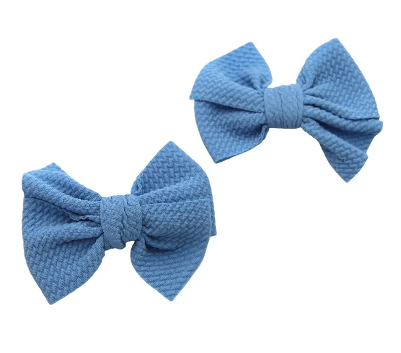 D'Daniela D'Daniela Dana Glasses and Bow Barrette Clip Set For Babies and Girls - Blue