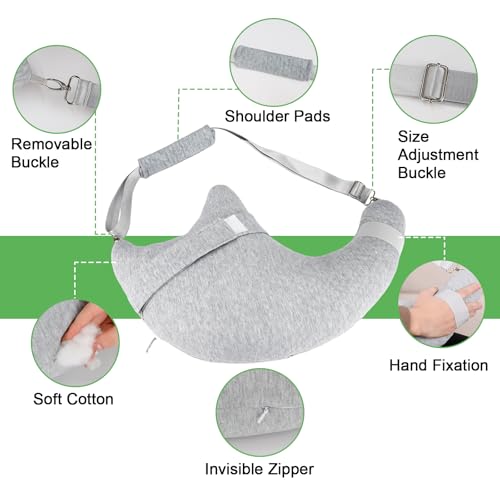 RoamReady Rotator Cuff Pillow, Post Shoulder Surgery Pillow for Sleeping or Sitting, Shoulder Pain Pillows for Arm Surgery Recovery, Side Sleeper Pillows for Arm Pain and Relie - Image 5