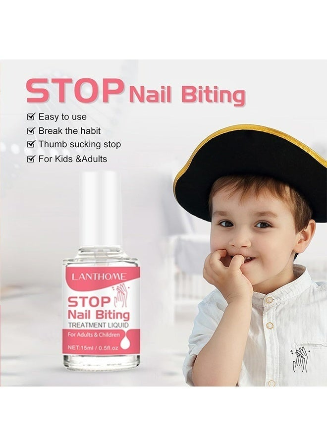 Lanthome 15ml Anti Nail Biting Polish Clear Varnish With Plant Extracts To Discourage Nail Biting Thumb Sucking For Kids And Adults Daily Use - Image 4