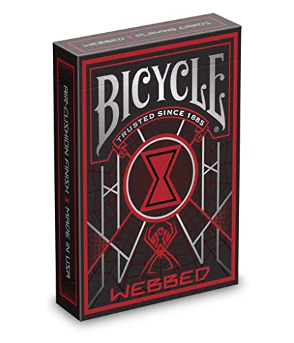 Bicycle Playing Cards Webbed Design Limited Edition Deck with a Spider Theme - Image 1