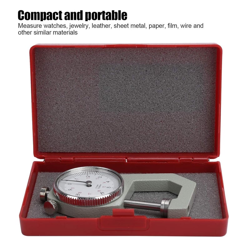 Digital Thickness Gauge 0 20mm with LCD Indicator for Paper Leather Metal Film Wire - Image 3