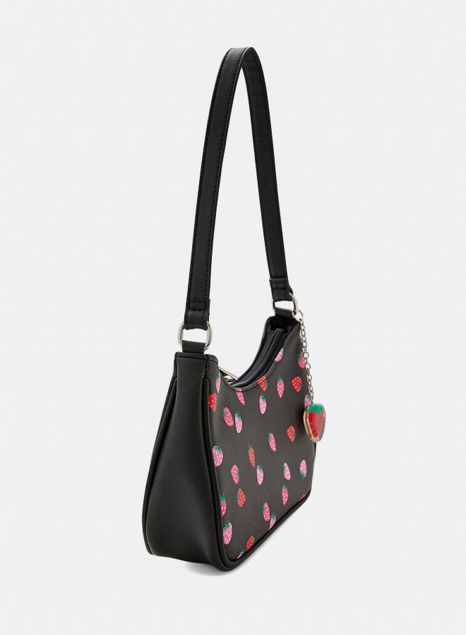FOREVER 21 Strawberry Print Shoulder Bag  - Image 3
