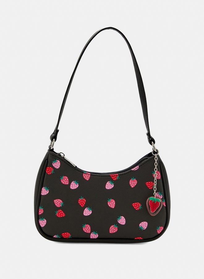 FOREVER 21 Strawberry Print Shoulder Bag  - Image 2