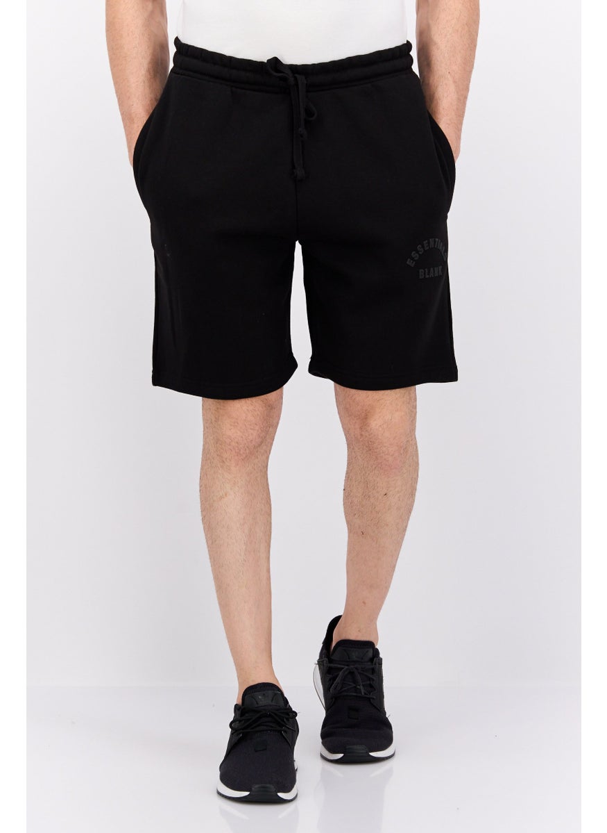 Men Brand Logo Basic Shorts, Black - pzsku/Z4E443B27B8225872A595Z/45/_/1737641995/b5ad2a06-f350-4747-a81e-5c28e2488769