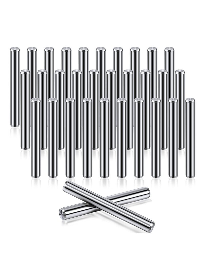 SYOSI Shelves Dowel Pin, 5 mm x 40 mm Shelf Brackets Pegs, Stainless Steel Shelf Pins, Metal Bookshelf Pegs Support, Fasten Elements, for Cabinet Furniture Fixing Component Position (32 PCS)  - Image 1