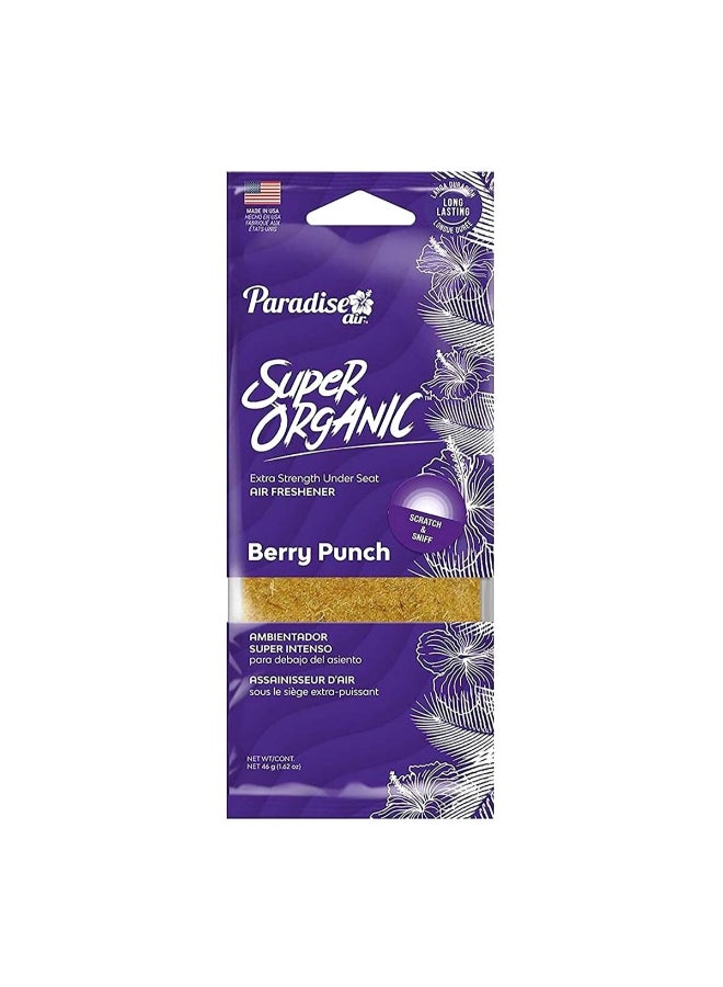 بارادايس ملطف بقوة فائقة للمقعد السفلي، طويل الأمد، عضوي بشكل فائق برائحة فاكهة التوت بلون بني 1.27 x 18.415 x 7.62 سم SO-008 - Image 1