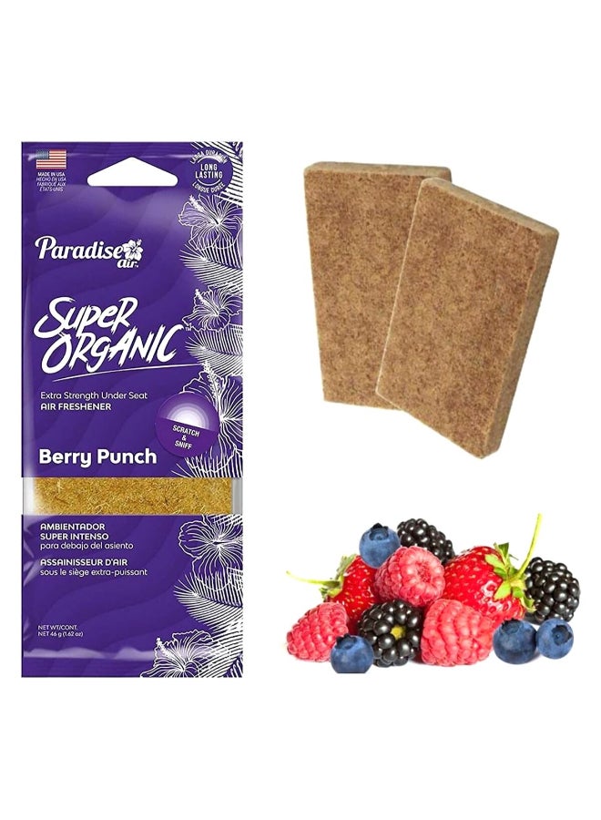 بارادايس ملطف بقوة فائقة للمقعد السفلي، طويل الأمد، عضوي بشكل فائق برائحة فاكهة التوت بلون بني 1.27 x 18.415 x 7.62 سم SO-008 - Image 2