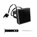 NYTKL 15 LED Brake Light Trailer Hitch Cover Super Bright Red Lens Square Tail Light Towing Hitch Cover Waterproof Smoked Lens Brake Lamp Fit 2 Receiver for Towing Truck SUV RV Black - Image 2