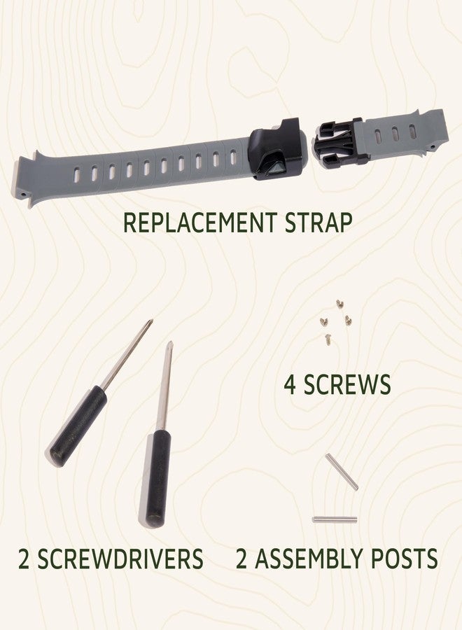 Spot-On SpotOn GPS Dog Collar Strap Replacement Kit for Large Dogs, Accurate & Reliable Wireless Dog Fence Collar, Gray Color, Collar Sold Separately (Medium (12"-18" Neck)) - Image 2