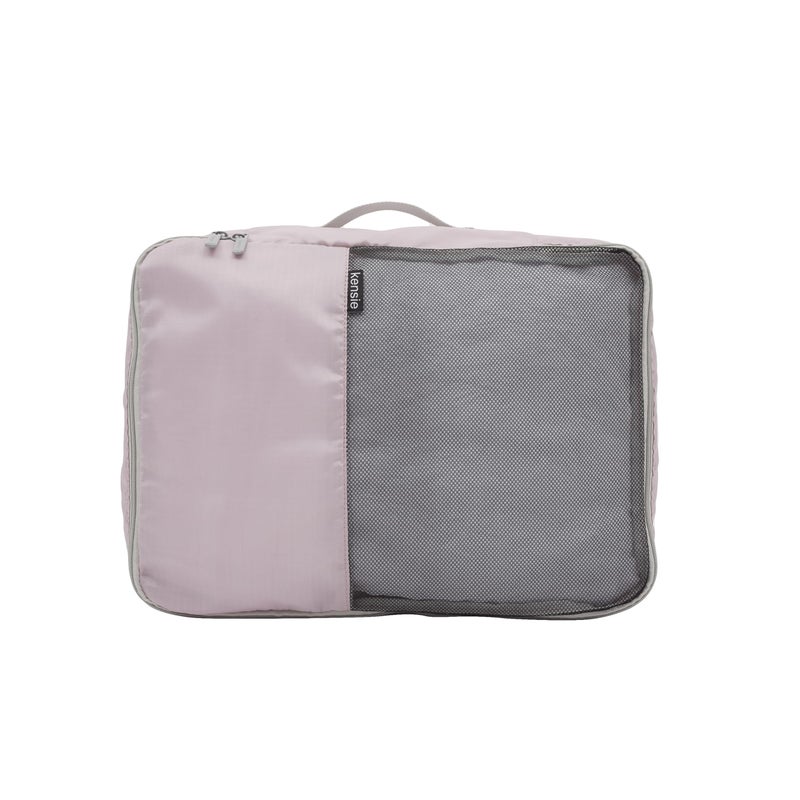 kensie Women's Hillsboro Luggage & Travel Bags Set, Burnished Lilac, 4 Piece Set - Image 5