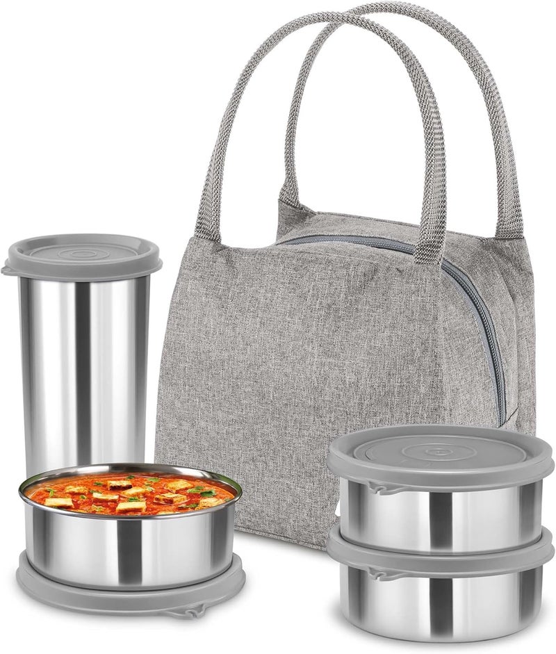 MILTON Bling Bag Tiffin Set with Stainless Steel Containers - Image 1