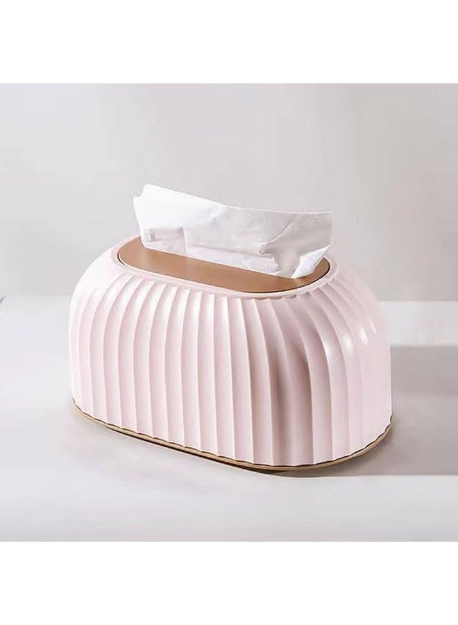 oddpod™ Streak Tissue Box Holder with Automatic Spring/Desktop Facial Paper Towel Dispenser for Office, Home, Restaurants, cafes, Hotels & Hospitals - Lavender - Image 1