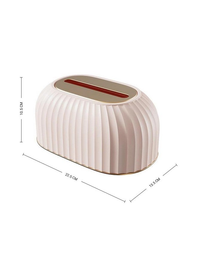 oddpod™ Streak Tissue Box Holder with Automatic Spring/Desktop Facial Paper Towel Dispenser for Office, Home, Restaurants, cafes, Hotels & Hospitals - Lavender - Image 3