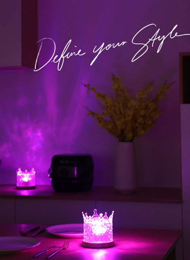 general Northern Lights Projector, 16 Colors Rechargeable Aurora Light Projector & Mood Lighting Galaxy Lamp, Aurora Water Ripple Projector Light with Remote Control for Room Decorations,Cool Lights - Image 5