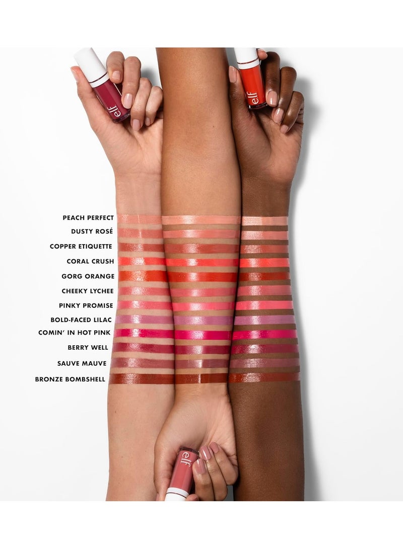 elf e.l.f. Camo Liquid Blush Bronze Bombshell – Long Lasting High Pigment Liquid Blush for Soft Dewy Finish | Blendable Buildable Cheek Tint | Vegan Cruelty Free Face Makeup - Image 5