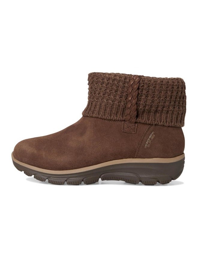 SKECHERS womens Easy Going - Cozy Lovin Hands Free Slip-ins, Chocolate, 6 - Image 4