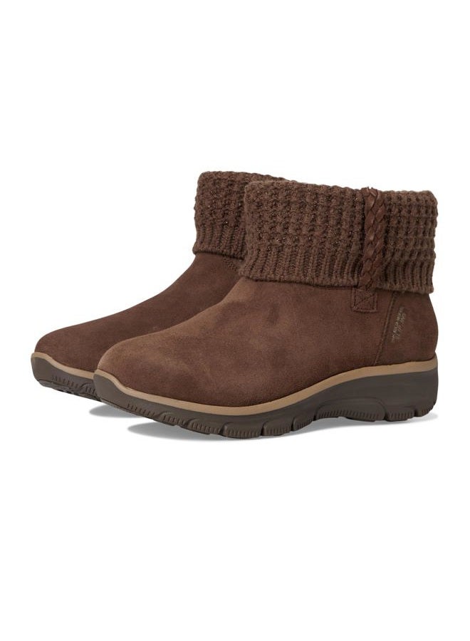 SKECHERS womens Easy Going - Cozy Lovin Hands Free Slip-ins, Chocolate, 6 - Image 1