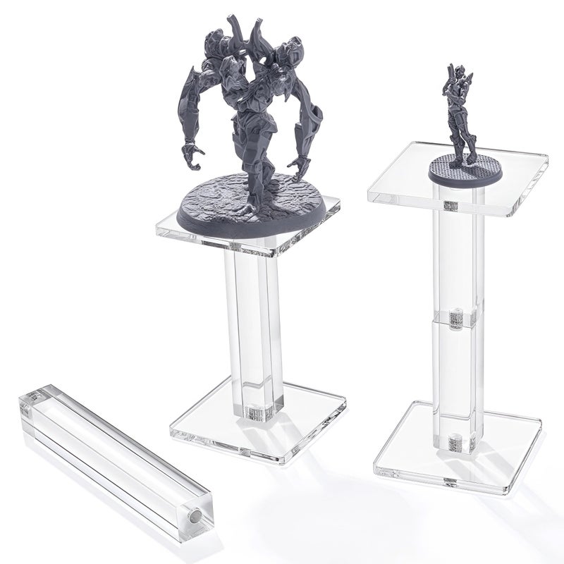 Kalami 2 Sets Flying Miniatures Magnetic Combat Riser for DND with 2 Base 3D Single Flyer Riser for TTRPGS and Board Games - Image 3