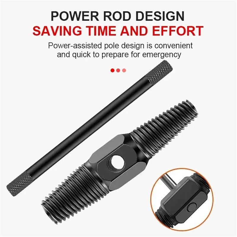 2/4/6pcs Tap Faucet Valve Screw Extractor Set Damaged Broken Wire Water Pipe Bolt Remover Plumbing Tools(6pcs) - Image 5