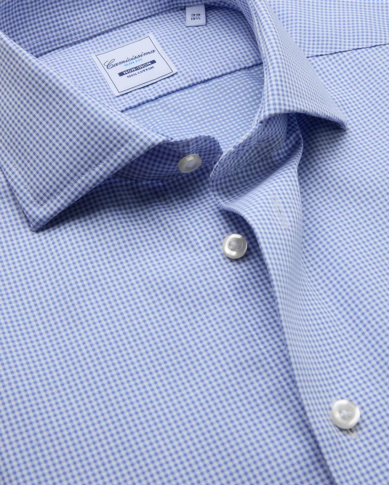 كاميتشسما Checkered Dobby Non Iron Shirt