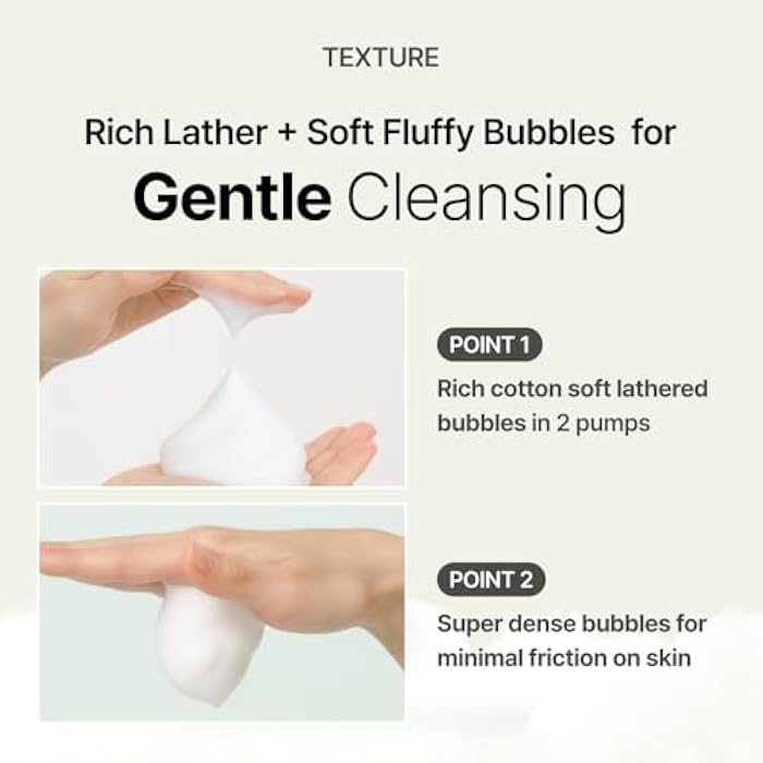 MENOKIN Cotton Cloud Bubble Cleanser [Bright] Vitamin C for Dull Skin & Dark Spots, Low pH for Sensitive Skin, Hydrating & Non-Stripping, Gentle Face Wash, Boost Radiance, Korean Skincare 5.07 fl. oz - Image 3