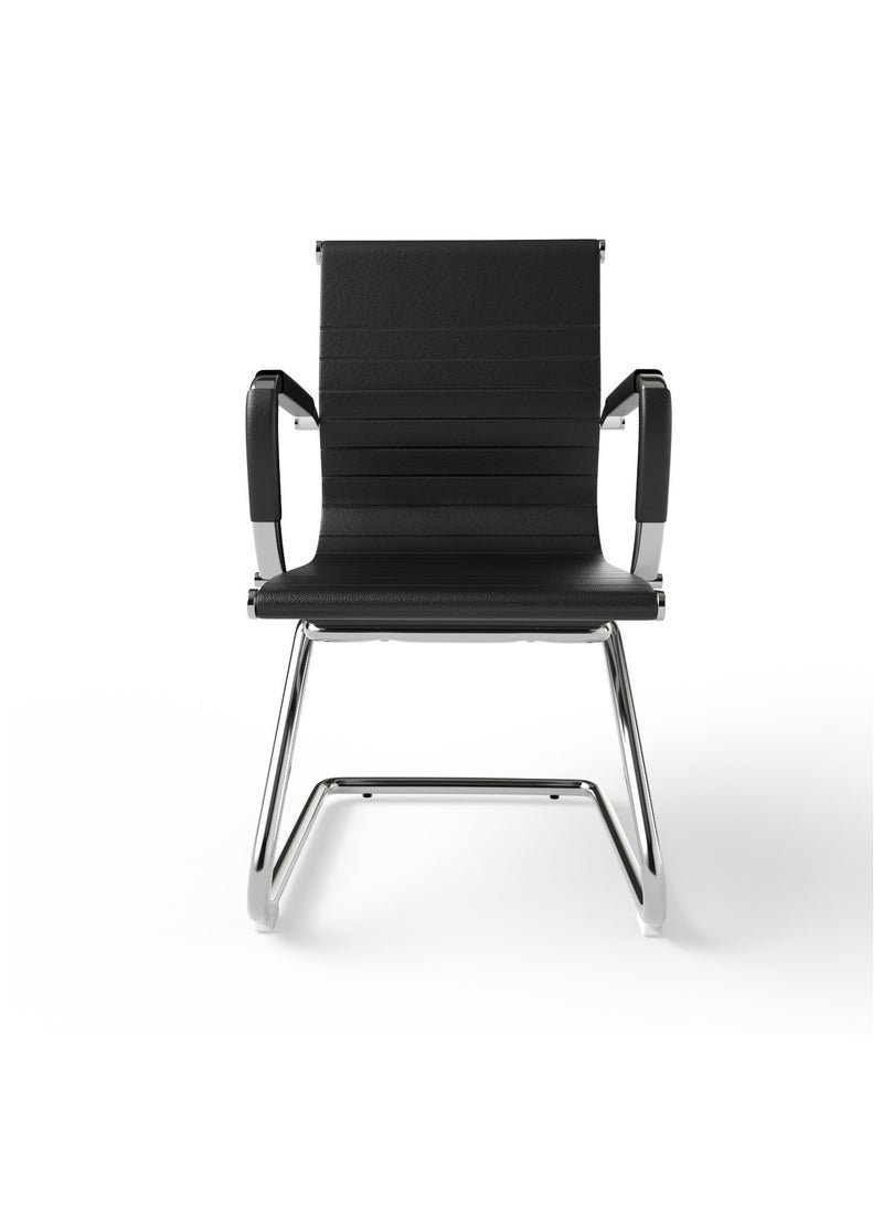 Mahmayi UL UT-C031V Visitor chair PU Black - Image 2