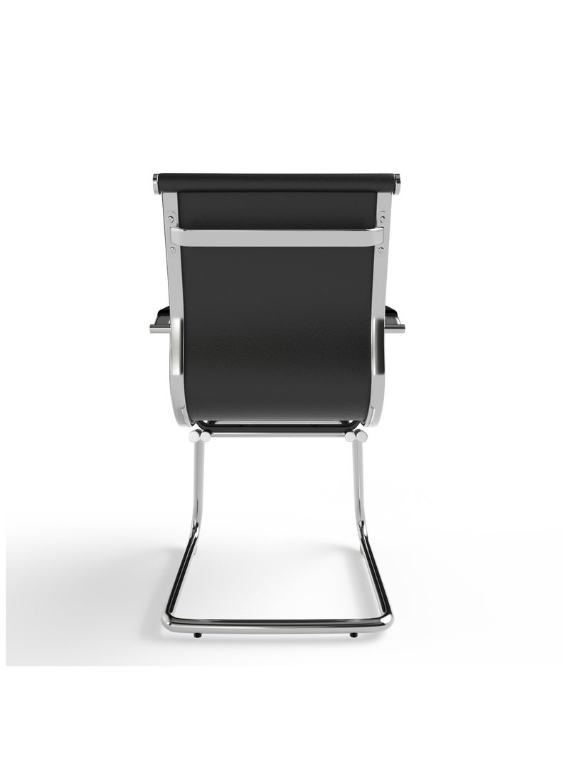 Mahmayi UL UT-C031V Visitor chair PU Black - Image 4