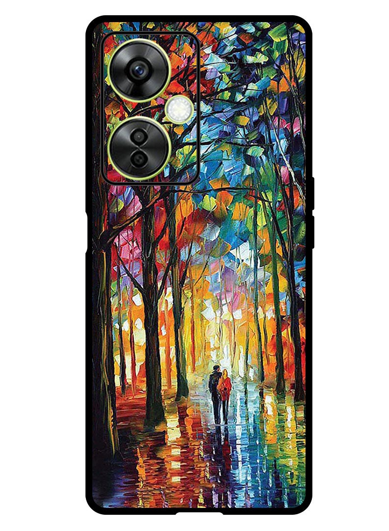 Theodor Protective Case Anti Scratch Shock Proof Bumper Cover For OnePlus Nord CE 3 Lite Colorful Art Couple - Image 1
