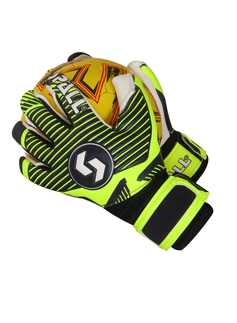 Spall Goal Keeper Gloves Strong Grip For The Toughest Saves With Finger Spines To Give Splendid Protection To Prevent Injuries High Performance Pro Level Goalie Gloves Ideal For Men And Women  - Image 3
