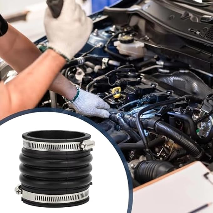 CHEFRU Air Intake Tube Hose Compatible With Toyota For Camry 2002 2003 2004 2005 2006 Air Intake Hose Tube With Clamps 17881AA010 Air Filter Flow Intake Hose - Image 2