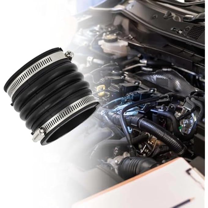 CHEFRU Air Intake Tube Hose Compatible With Toyota For Camry 2002 2003 2004 2005 2006 Air Intake Hose Tube With Clamps 17881AA010 Air Filter Flow Intake Hose - Image 3