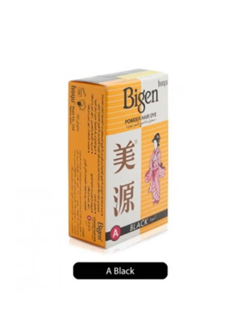 Bigen Powder Hair Dye A Black Pack of 3 - Image 2