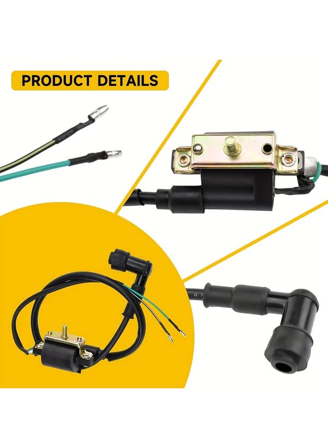 2pcs Ignition Coil With Spark Plug For 50cc To 125cc Dirt Bikes And ATV Quads - Image 3