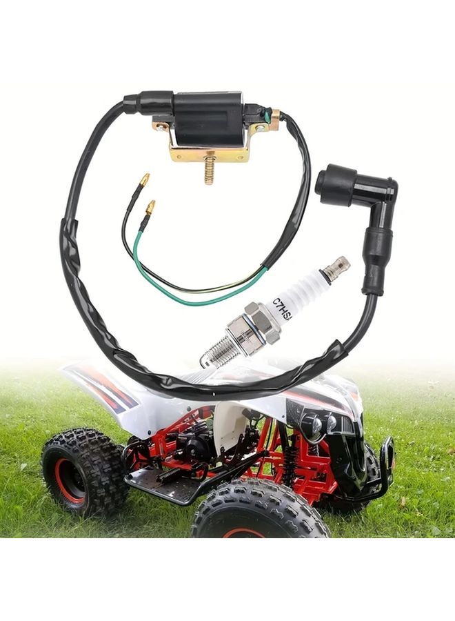 2pcs Ignition Coil With Spark Plug For 50cc To 125cc Dirt Bikes And ATV Quads - Image 4