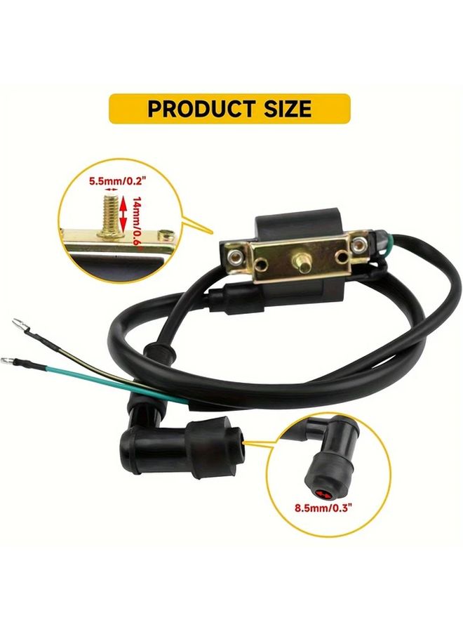 2pcs Ignition Coil With Spark Plug For 50cc To 125cc Dirt Bikes And ATV Quads - Image 2