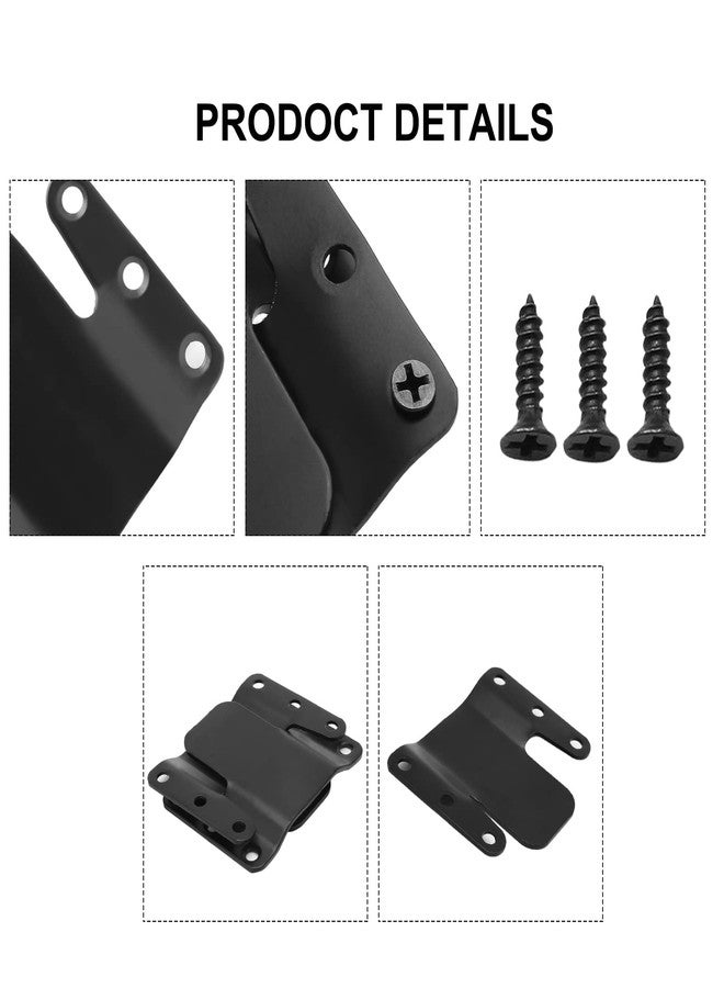 Cionyce 4 Pcs Couch Connectors, Universal Interlocking Furniture Connector Bracket with Screws for Sectional Sofa, No More Shifting or Separating - Image 3