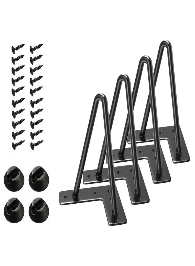 Supermaster Hairpin Legs Heavy 6 in Hairpin Furniture Legs Furniture Metal Table Legs for Cabinet, Wardrobe, Tv Cabinets, Drawers - Image 1