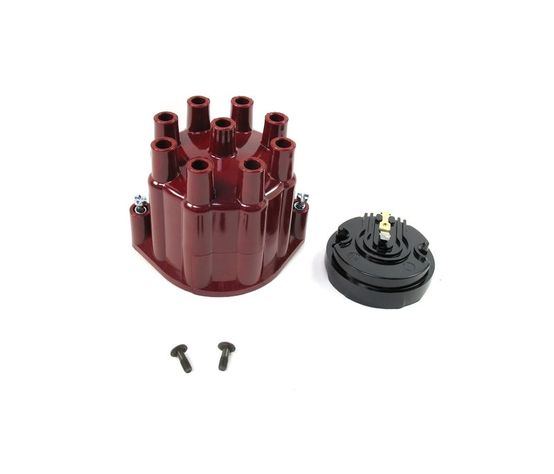 Pertronix D600701 Red Cap and Rotor for Flame-Thrower Billet Distributor 8 Cylinder Engine - Image 1