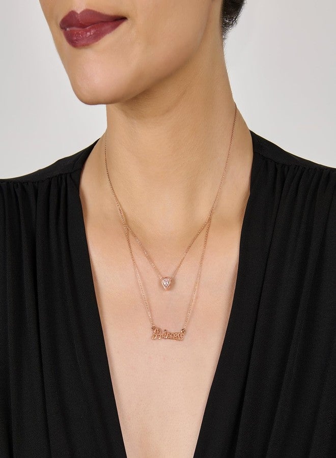 Aaishwarya Princess Layered Pendant Necklace for Women and Girls | Minimal Jewelry Chain | Stylish Layered Necklaces | Jewellery Gift - Image 2