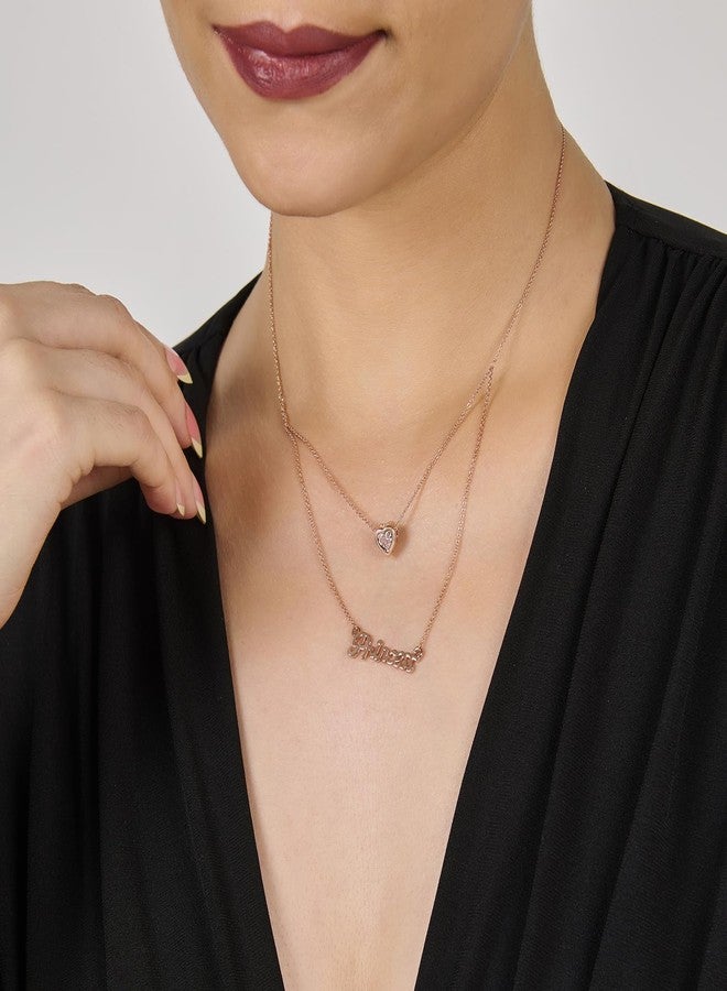 Aaishwarya Princess Layered Pendant Necklace for Women and Girls | Minimal Jewelry Chain | Stylish Layered Necklaces | Jewellery Gift - Image 3