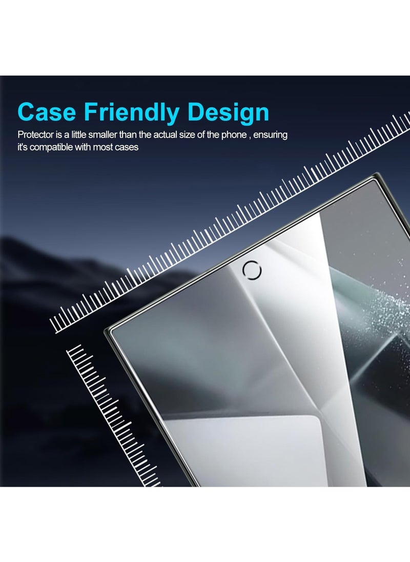 Generic - 2 Pcs Samsung Galaxy S24 Ultra Screen Protector with Easy Installation,Sensitive Touch & Fingerprint Unlock,Advanced Grade Shockproof Durable Bubble Free Accessory - Image 1