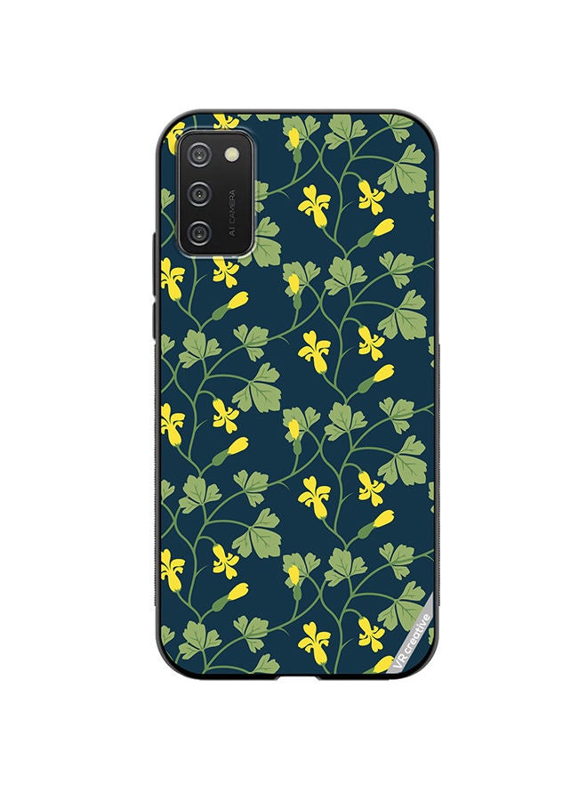 VR CREATIVE Protective Case Cover For Samsung Galaxy A03s Flower Design Multicolour - Image 1