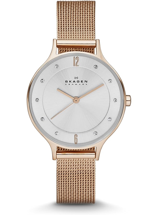 Skagen Women's Anita Lille Three Hand 30Mm Case Size Stainless Steel Watch - Image 1