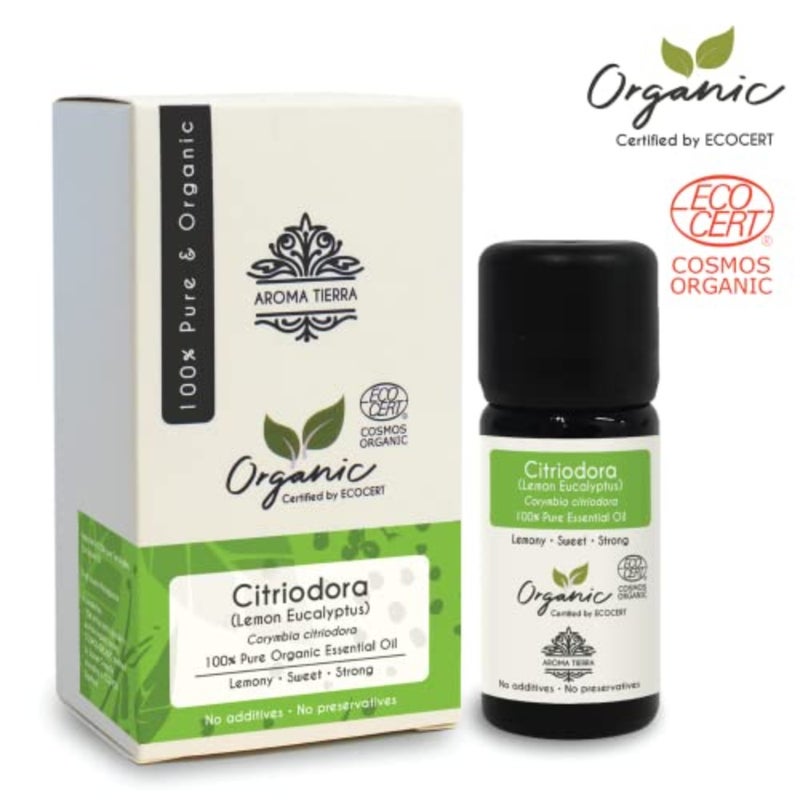 Organic Citriodora essential oil for diffuser and aromatherapy use, pure eucalyptus-derived, fresh lemon scent, natural air purifying and candle additive - Image 4
